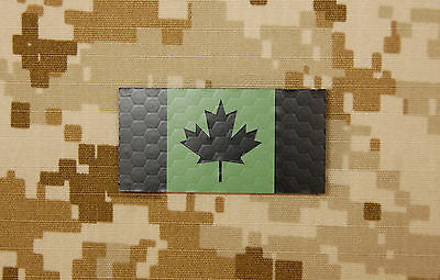 Patch - Canadian Flag - 4X2 - Black