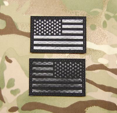 IR American flag patch - Tan
