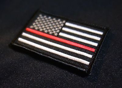 Rothco Thin Red Line US Flag Patch - Hook Velcro Back – Skylands Area Fire  Equipment & Training (SAFE-T)