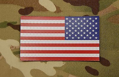 52664 U.S. FLAG PATCH, IR REFLECTIVE, LH