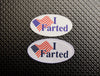 I FARTED Patch & Sticker Set Election 2024