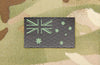 Infrared Mini Australian Flag Patch - Green & Black