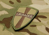 Multicam Crusader Cross Shield Morale Patch