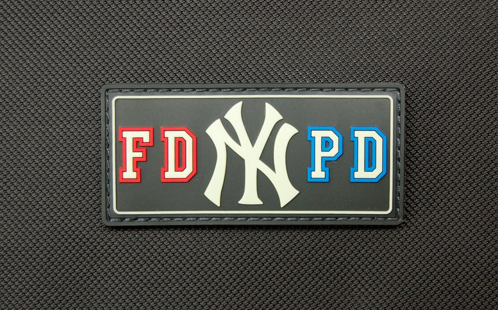 NYPD Subdued Flag - PVC Morale Patch — Brotherhood for the Fallen NYC
