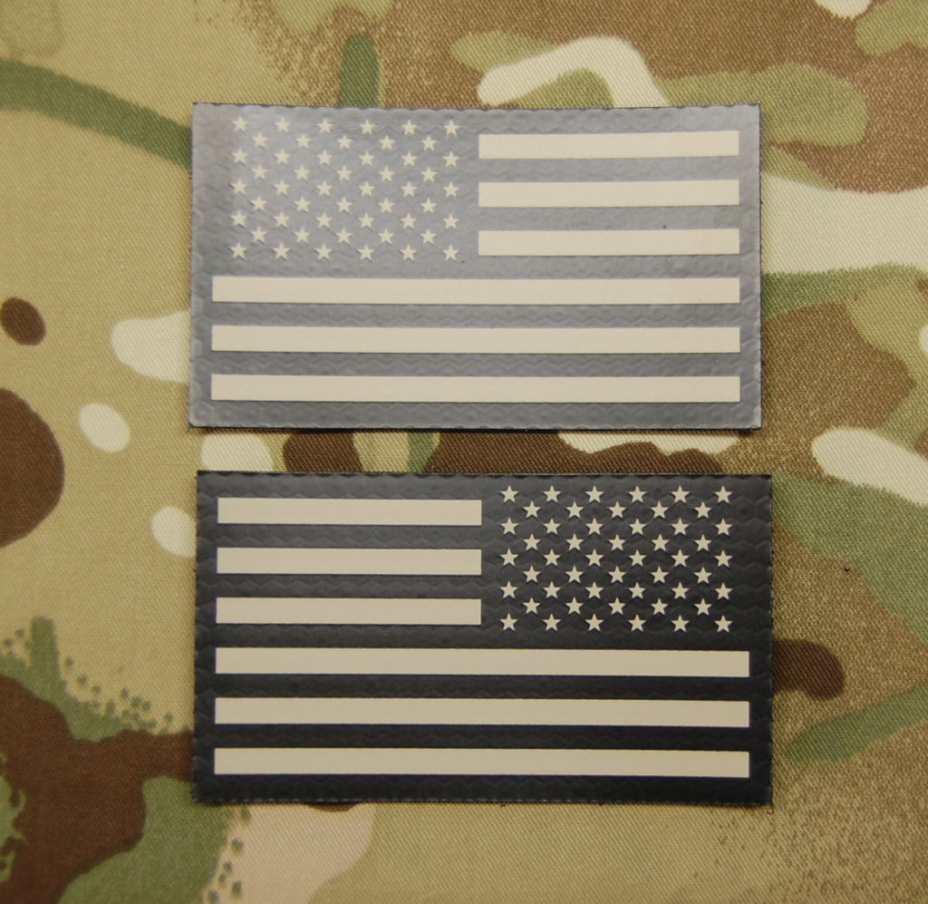 IR American Flag Patch - Desert Tan (Right Side)