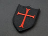 Premium Embroidered Crusader Shield Morale Patch