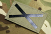 Saltire V1 Infrared Call Sign Patch Khaki Tan/Desert Scotland Alabama St Andrew