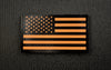 Infrared US Flag Patch Set - Black & Orange / Search & Rescue