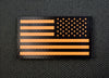 Infrared US Flag Patch Set - Black & Orange / Search & Rescue