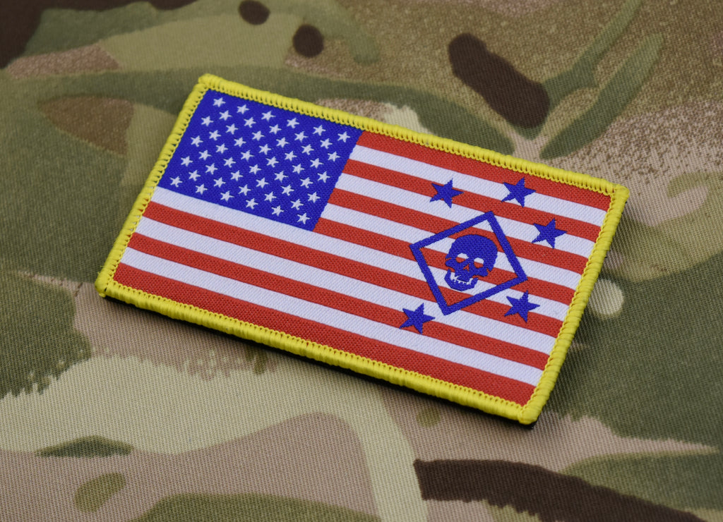 LARGE 5x3 Authentic mil spec - Color Tactical Us USA Flag Patch