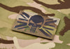 Infrared Multicam Skull UK Flag Morale Patch