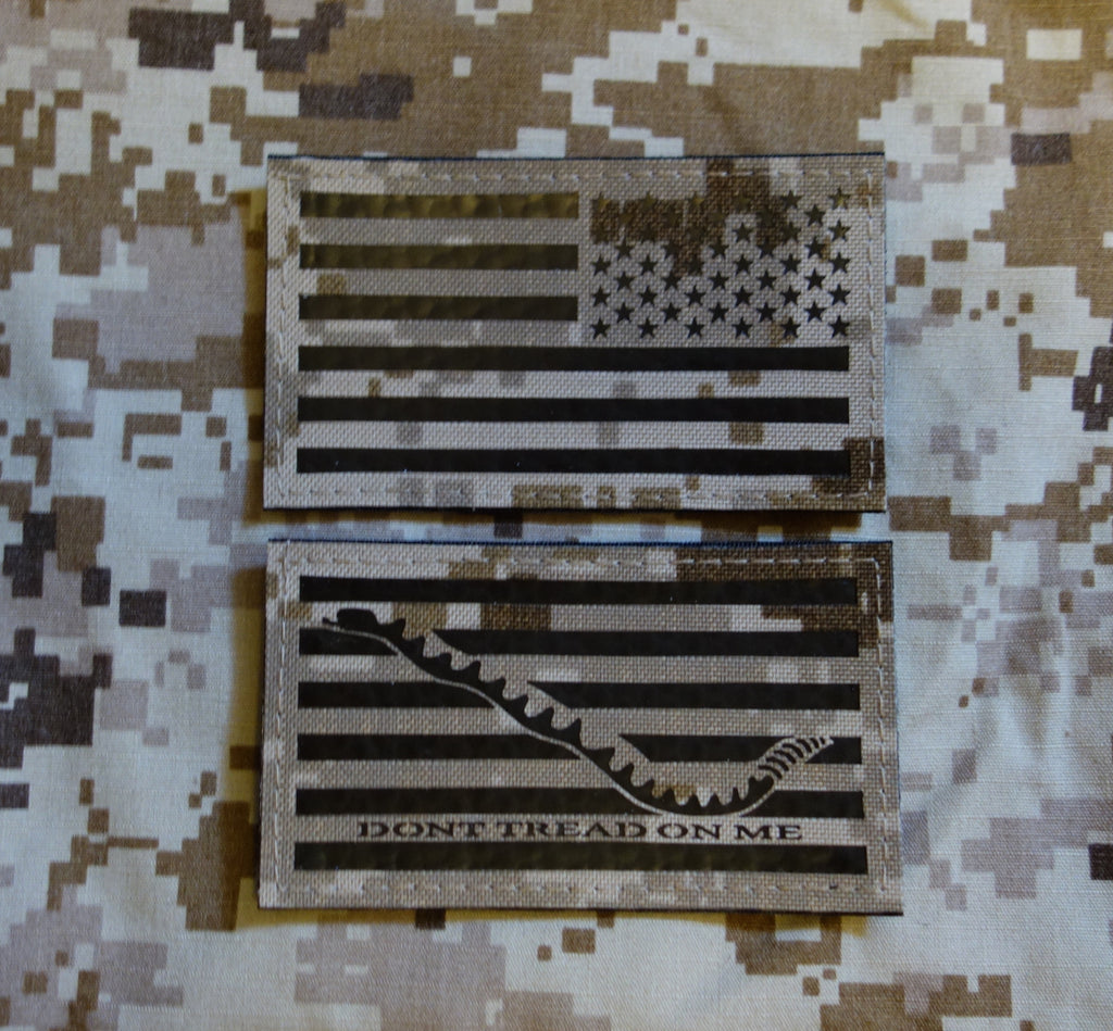 Large Infrared NWU II IR US Flag patch - BritKitUSA